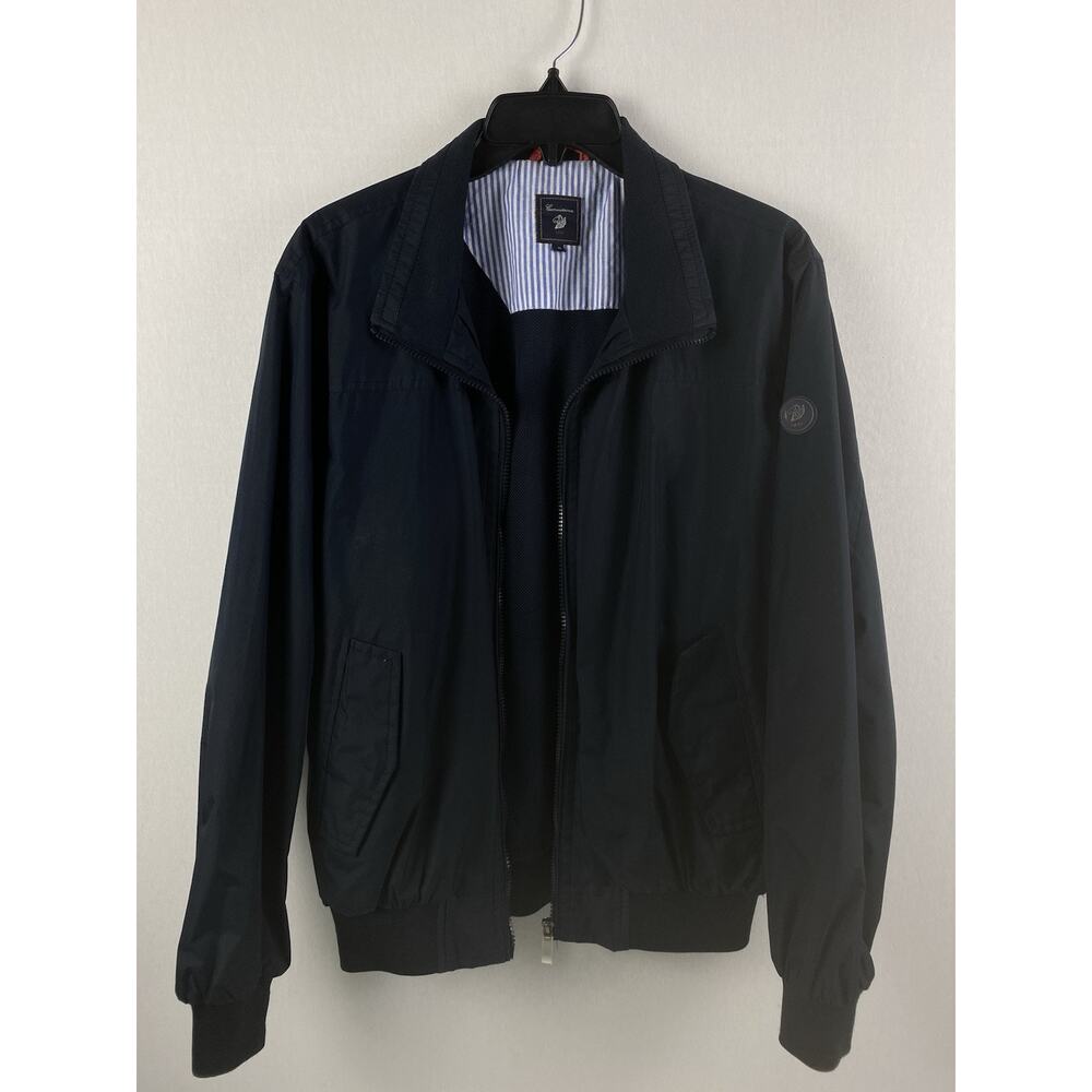 Camicissima Milano Navy/Blue Windbreaker Men’s Bomber Jacket Size L Large
